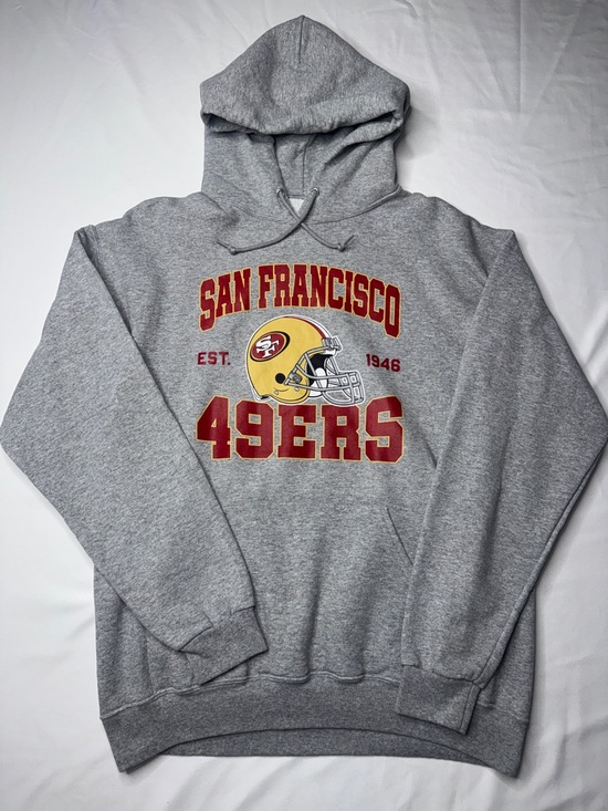 NFL Team Apparel Other - San Francisco 49ers NFL Team Apparel Pullover Hoodie Gray Est 1946 Large
